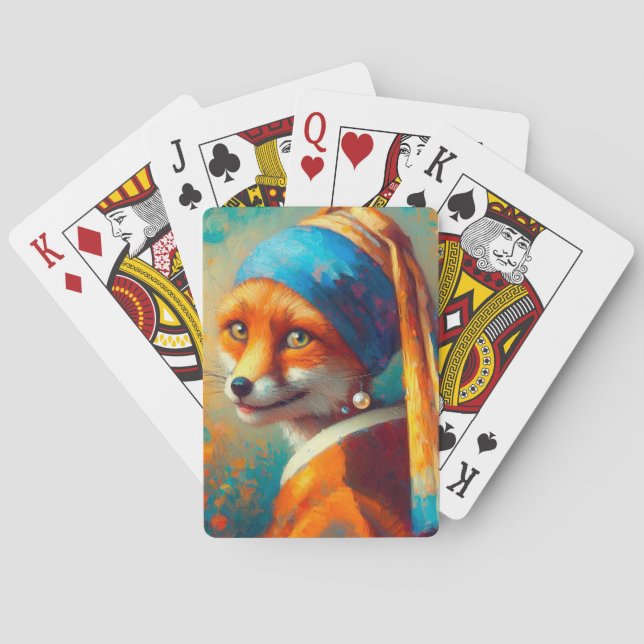 Coola räv casinokort (Baksidan)