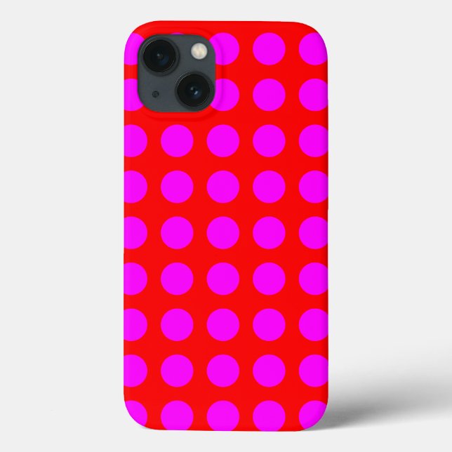 Coola Red and Magenta Dots Patterned (Baksida)
