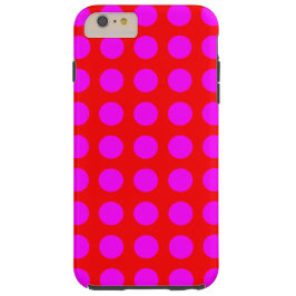 Coola Red and Magenta Dots Patterned
