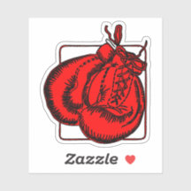 Coola Red Boxing-handskar Illustration
