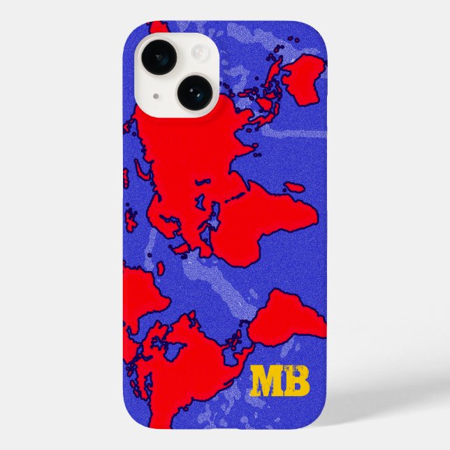 coola red carte du monde (Baksida)