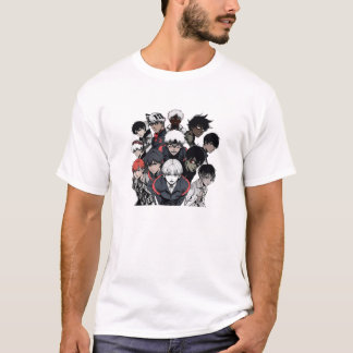 Coola Red-Eyed Characters Graphic Tee for Anime Fl