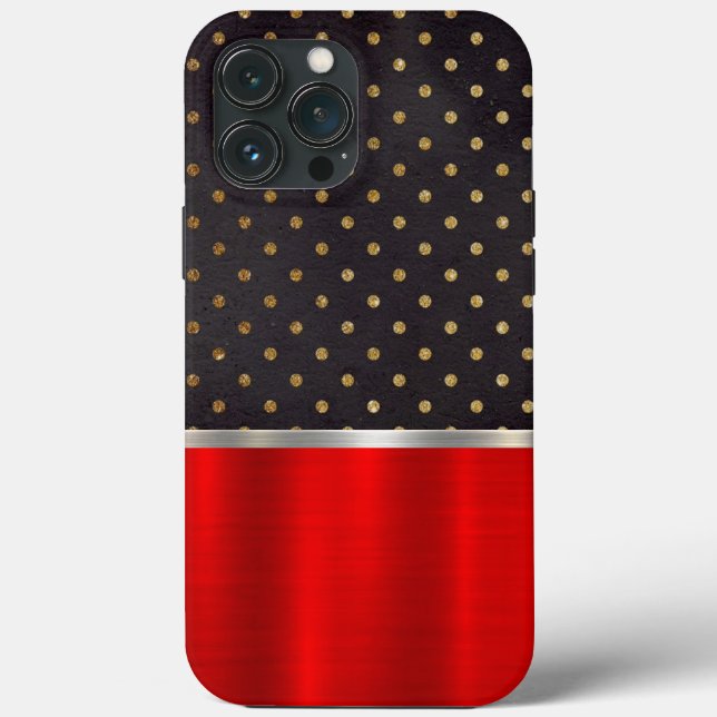 Coola Red Metallic Cell Phone Case (Baksida)