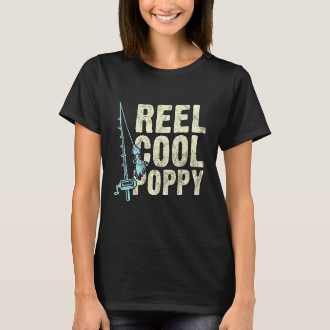 Coola Reel Fishing Lure Rod Fars dag Kärlek Fishi T Shirt (Framsida)