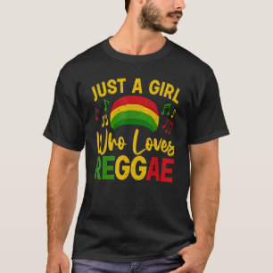 Coola Reggae for Girls Women Rasta Jamaican Music T Shirt