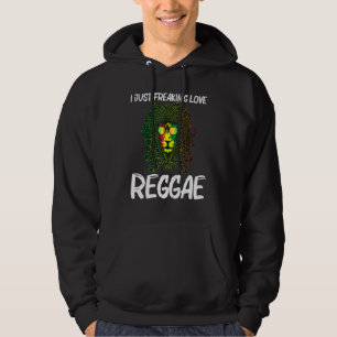 Coola Reggae För Män Kvinnor Jamaicansk Musik Genr Hoodie
