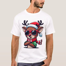 Coola Reindeer jul Vibes Manar-Shirt T Shirt
