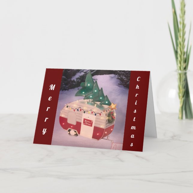 COOLA REKREATIONELLT FORDON CHRISTMAS-GREETKORT HELGKORT (Framsida)