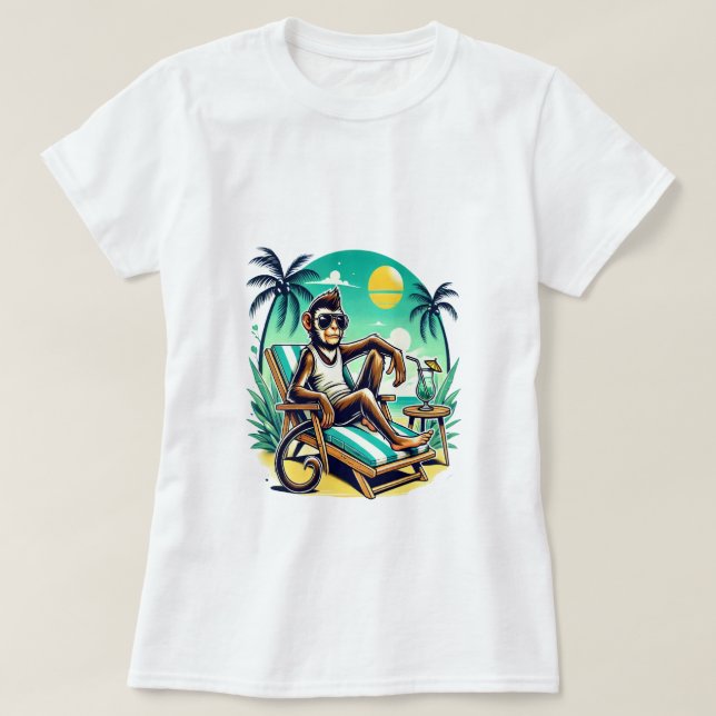 Coola - relaxera apa t shirt (Design framsida)
