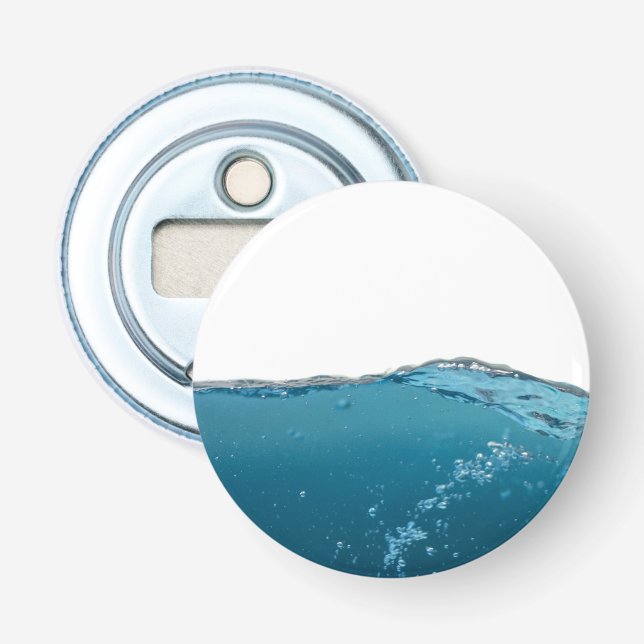 Coola Rensa blå våg Flasköppnare (Framsidan)