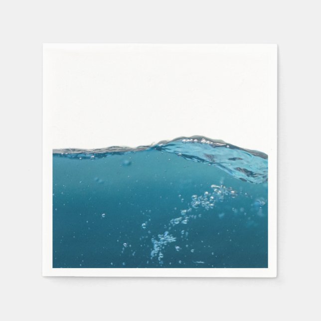 Coola Rensa blå våg Pappersservett (Framsidan)