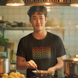 Coola Retro 70:s stackars gudfader Typografi T Shirt