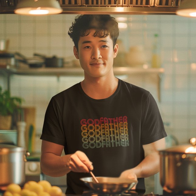 Coola Retro 70:s stackars gudfader Typografi T Shirt (Skapare uppladdad)