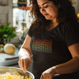 Coola Retro 70's Stacks Godmor Typografi T Shirt