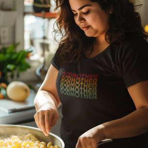 Coola Retro 70's Stacks Godmor Typografi T Shirt