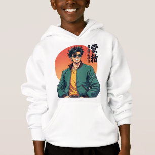 Coola Retro Anime Guy - Snyggt 80s Aesthetic T Shirt