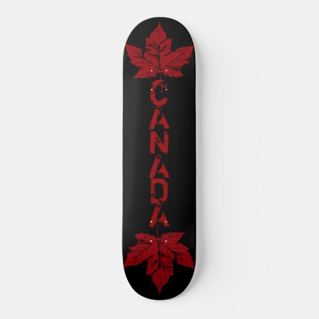 Coola Retro Canada Maple Löv Skateboard (Framsida)