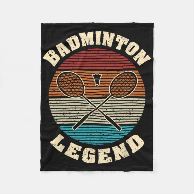 Coola Retro Crossing Rackets Badminton Legend Badm Fleecefilt (Framsidan)