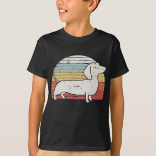 Coola Retro Dachshund Hund Gift Design Weiner Hund T Shirt