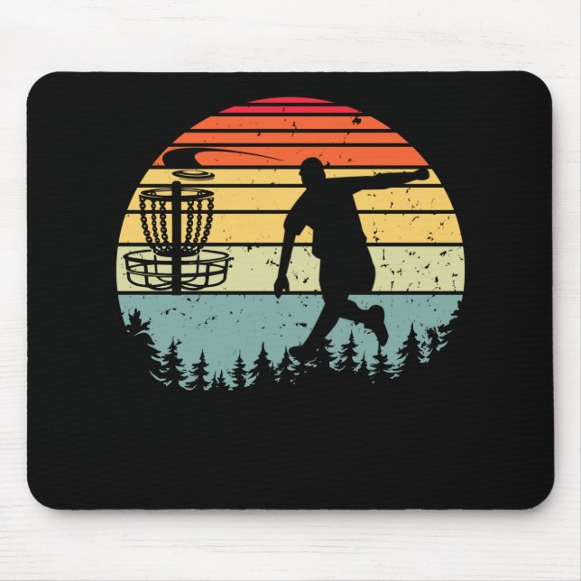 Coola Retro Disk Golf Sport Vintage Musmatta (Framsidan)