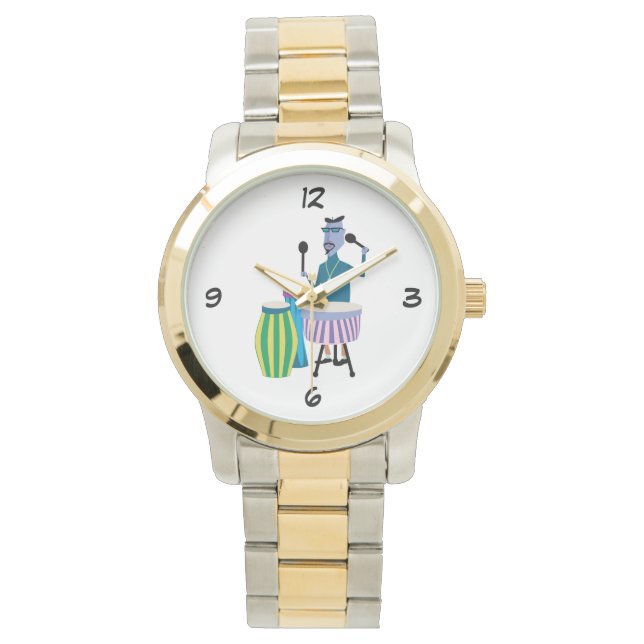 Coola Retro Drummer Watch Armbandsur (Framsida)