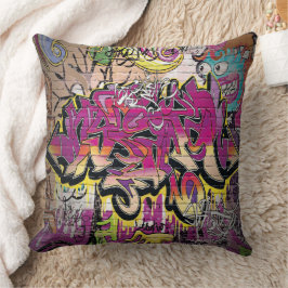 Coola retro graffiti art home office decor kudde
