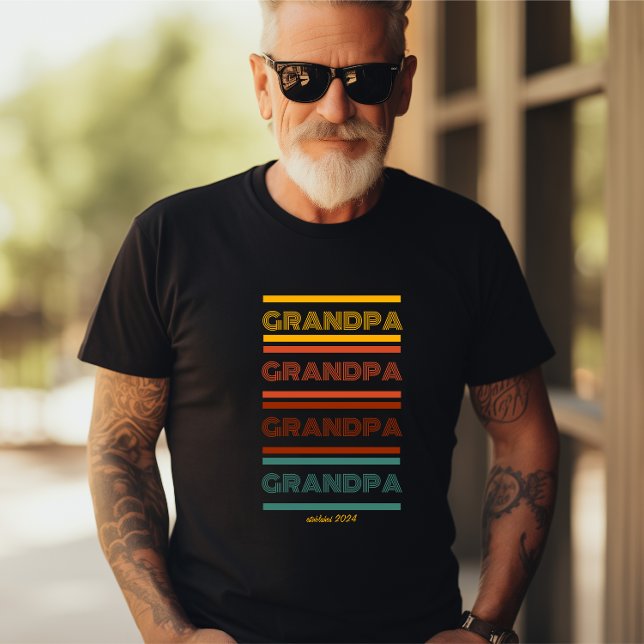 Coola Retro Grandpa T-Shirt (Skapare uppladdad)