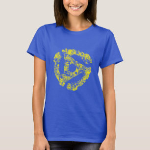 COOLA Retro Grunge 45-mellanrumsfack DJ Tee