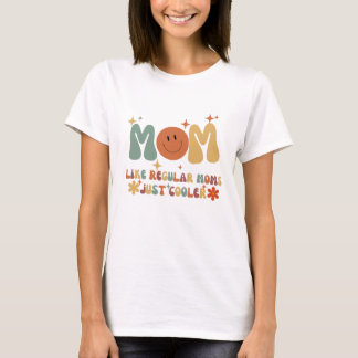 Coola Retro Mamma - Lilla Mor Gåvskift T Shirt