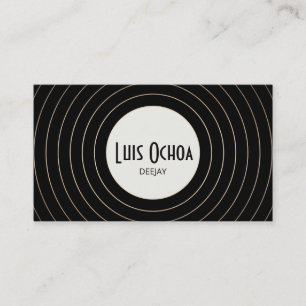 Coola Retro Music DJ Visitkort