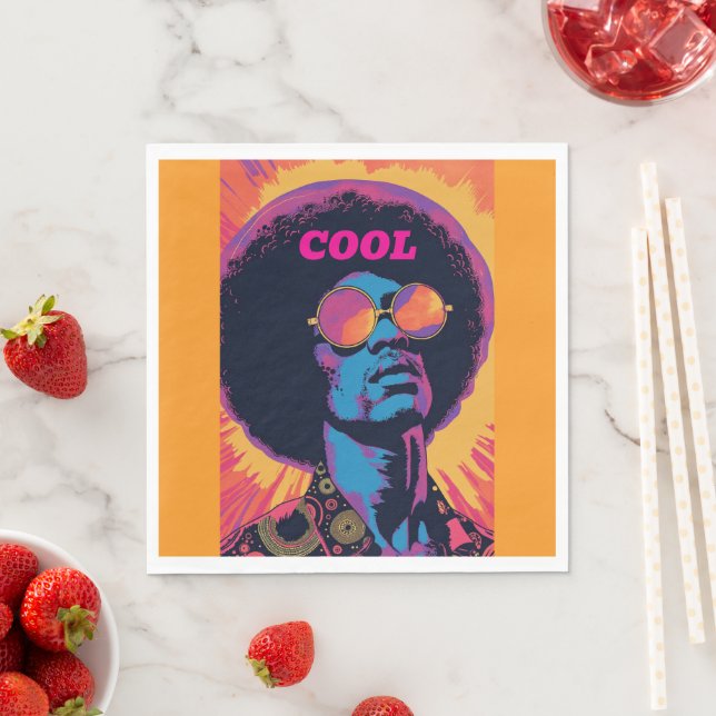 Coola/Retro-Pappersservett Pappersservett (Insitu)