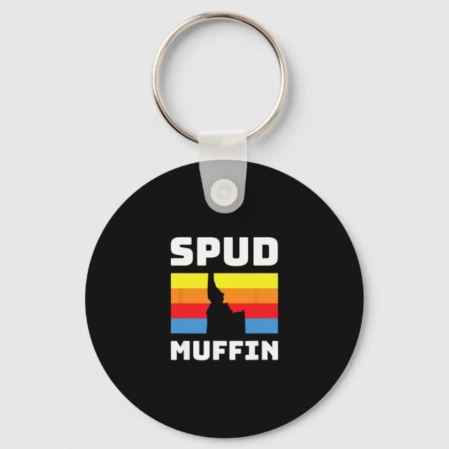 Coola Retro Resor Idaho Semester Potatis Spud Muff Nyckelring (Framsida)