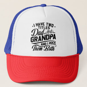 Coola Retro Stil Gift for New Grandpas Keps
