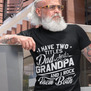 Coola Retro Stil Gift for New Grandpas T Shirt