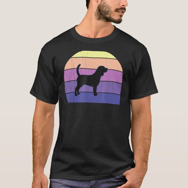 Coola Retro Sunset Beagles Underbar Beagle Owner R T Shirt (Framsida)