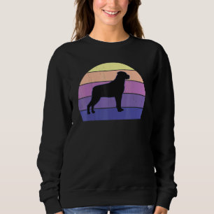 Coola Retro Sunset Rottweilers Underbar Rottweiler T Shirt