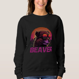 Coola Retro Sunset Sunglasses Beaver T Shirt