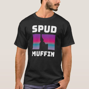 Coola Retro Travel Idaho Vacation Potatis Spud Muf T Shirt