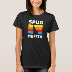 Coola Retro Travel Idaho Vacation Potatis Spud Muf T Shirt