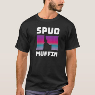 Coola Retro Travel Idaho Vacation Potatis Spud Muf T Shirt