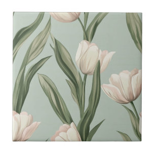 Coola Retro Tulip keramiska plattor för Snyggt Kakelplatta