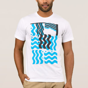 Coola Retro Turcos & Black T Shirt