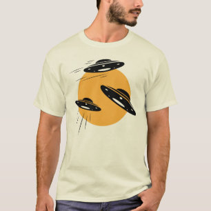 Coola Retro UFO Invasion T Shirt