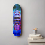 Coola Robot Blue Lila Galaxy Vintage Retro Cute Mini Skateboard Bräda 18,5 Cm<br><div class="desc">Få redot att anamma dina inre sci-fi-fantasier när du går ut på gatorna med den här söta, vintage metall leksak-robotfotoillustrationen, mot en lila blå bubbelgalaxi himlar. Gör en coola och roligt påstående varje gång du surfor trottoaren. Gör en underbar gåva till någon speciell (eller dig själv)! Du kan enkelt anpassa...</div>