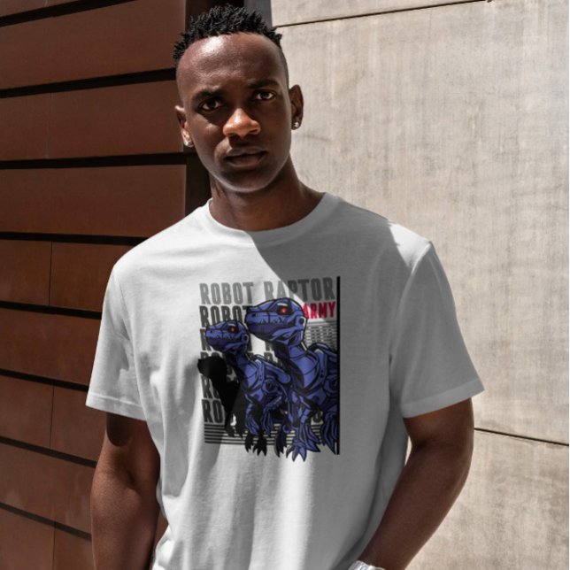 Coola Robot Raptor T Shirt (Skapare uppladdad)