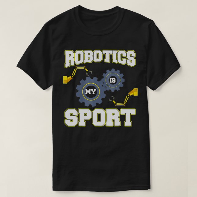 Coola Robotics är My Sport Manar Robot Engineering T Shirt (Design framsida)