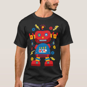 Coola Robotics Ingenjör Robot Kids T Shirt