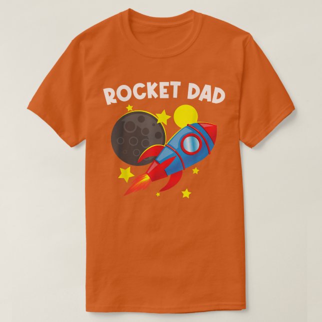 Coola Rocket for Pappa Far Rockets Space Frakt Spa T Shirt (Design framsida)