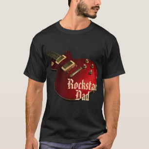 Coola Rockstar Pappa Red Guitar World Tour konsert T Shirt