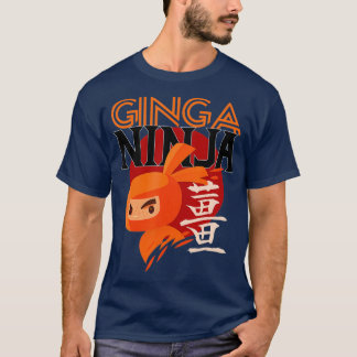 Coola Rödhårig Ginga Ninja Gift T Shirt